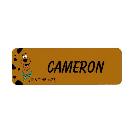 Scooby-Doo Camouflage Kids' Labels (Vorne)