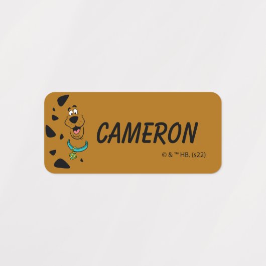 Scooby-Doo Camouflage Labels Etiketten (Design 2)