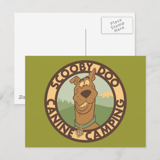 Scooby-Doo "Canine Camping" Postkarte (Vorne/Hinten)