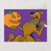 Scooby-Doo Carving Pumpkin Postkarte (Vorderseite)
