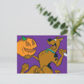 Scooby-Doo Carving Pumpkin Postkarte (Stehend Vorderseite)