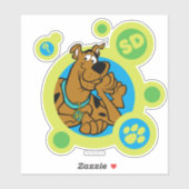 Scooby-Doo Circles SD-Abzeichen Aufkleber (Blatt)