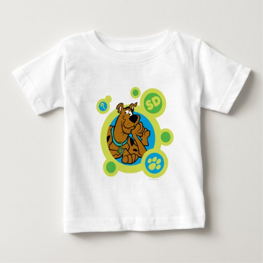 Scooby-Doo Circles SD-Abzeichen Baby T-shirt (Vorderseite)