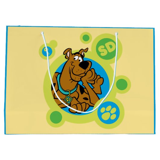 Scooby-Doo Circles SD-Abzeichen Große Geschenktüte (Rückseite)