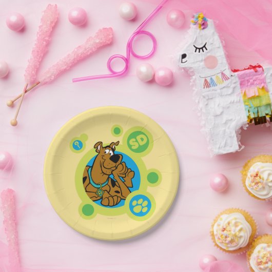 Scooby-Doo Circles SD-Abzeichen Pappteller (Party)