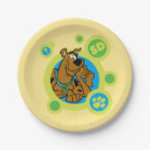 Scooby-Doo Circles SD-Abzeichen Pappteller (Vorderseite)