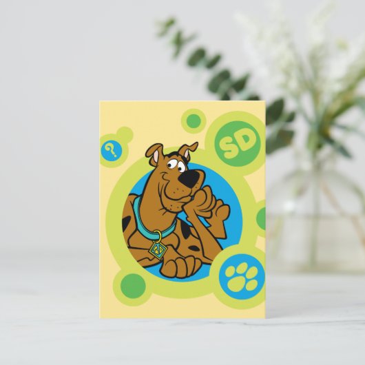 Scooby-Doo Circles SD-Abzeichen Postkarte (Stehend Vorderseite)