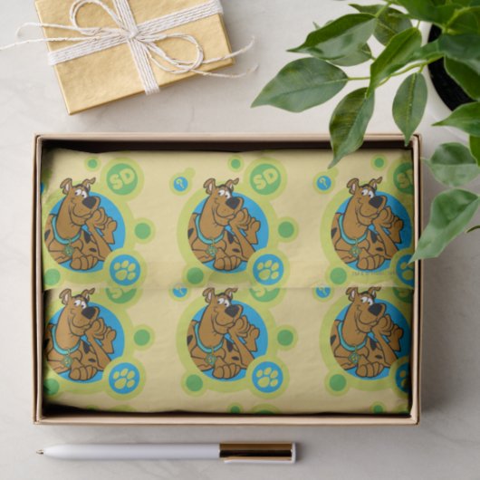 Scooby-Doo Circles SD-Abzeichen Seidenpapier (Geschenk)