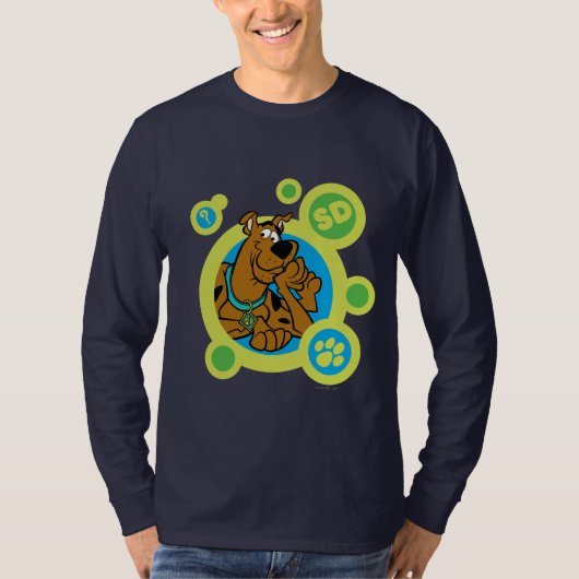 Scooby-Doo Circles SD-Abzeichen T-Shirt (Vorderseite)