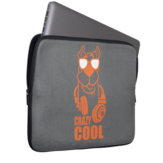 Scooby-Doo "Crazy Cool" Headphone Graphic Laptopschutzhülle (Vorne Rechts)