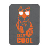 Scooby-Doo "Crazy Cool" Headphone Graphic Magnet (Vertikal)