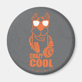 Scooby-Doo "Crazy Cool" Headphone Graphic Magnet (Vorne)