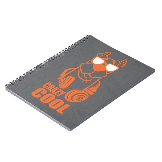 Scooby-Doo "Crazy Cool" Headphone Graphic Notizblock (Linke Seite)