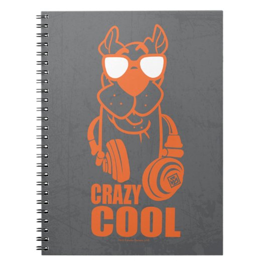 Scooby-Doo "Crazy Cool" Headphone Graphic Notizblock (Vorderseite)