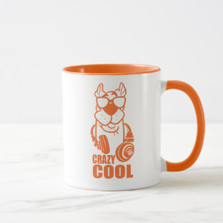Scooby-Doo "Crazy Cool" Headphone Graphic Tasse