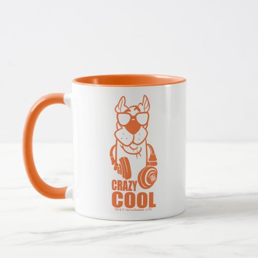 Scooby-Doo "Crazy Cool" Headphone Graphic Tasse (Links)