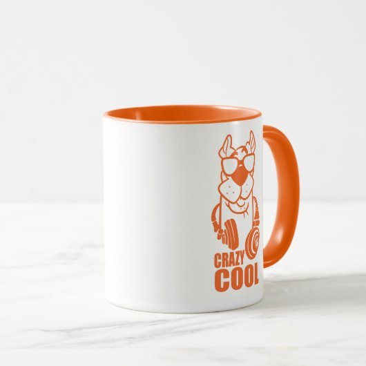 Scooby-Doo "Crazy Cool" Headphone Graphic Tasse (VorderseiteRechts)
