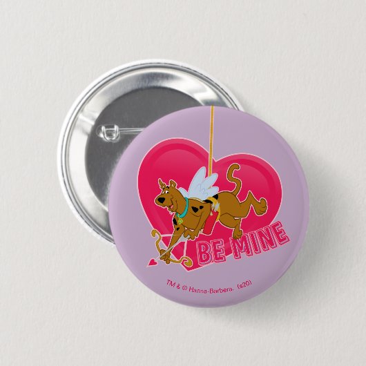 Scooby-Doo Cupid - Be Mine Button (Vorne & Hinten)