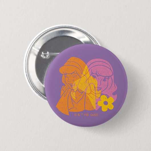 Scooby-Doo | Daphne Blume Portrait Button (Vorne & Hinten)