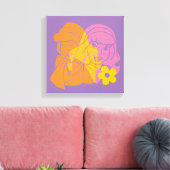 Scooby-Doo | Daphne Blume Portrait Leinwanddruck (Insitu (Wohnzimmer))