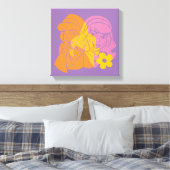 Scooby-Doo | Daphne Blume Portrait Leinwanddruck (Insitu (Schlafzimmer))