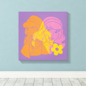 Scooby-Doo | Daphne Blume Portrait Leinwanddruck (Insitu (Holzboden))