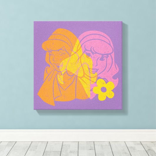 Scooby-Doo | Daphne Blume Portrait Leinwanddruck (Insitu (Holzboden))