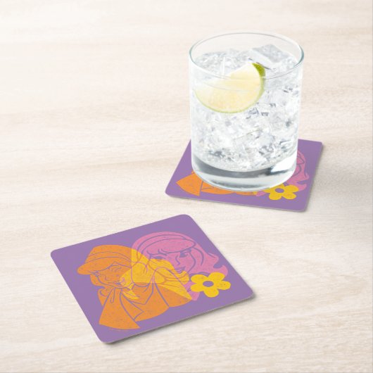 Scooby-Doo | Daphne Blume Portrait Rechteckiger Pappuntersetzer (Vor Ort)