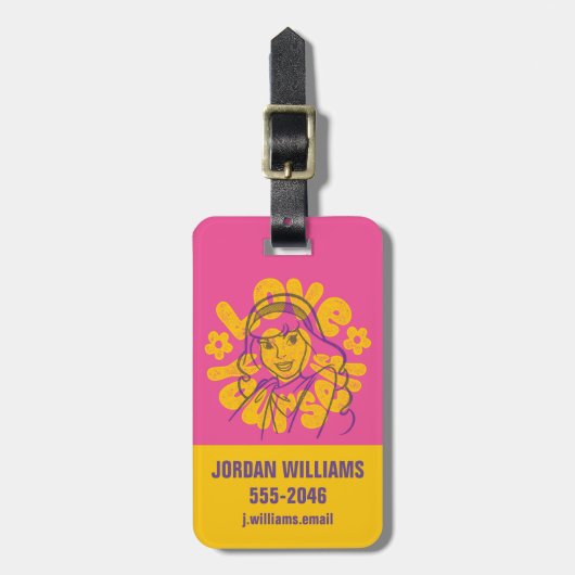 Scooby-Doo | Daphne Liebe Sie selbst Gepäckanhänger (Vorderseite vertikal)