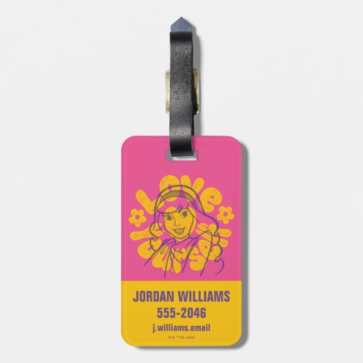 Scooby-Doo | Daphne Liebe Sie selbst Gepäckanhänger (Rückseite vertikal)