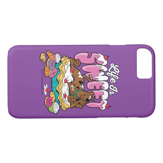 Scooby-Doo "Das Leben ist süß" Case-Mate iPhone Hülle (Rückseite (Horizontal))