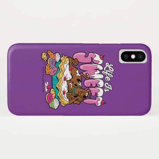 Scooby-Doo "Das Leben ist süß" Case-Mate iPhone Hülle (Rückseite (Horizontal))