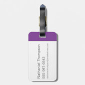 Scooby-Doo "Das Leben ist süß" Gepäckanhänger (Rückseite vertikal)