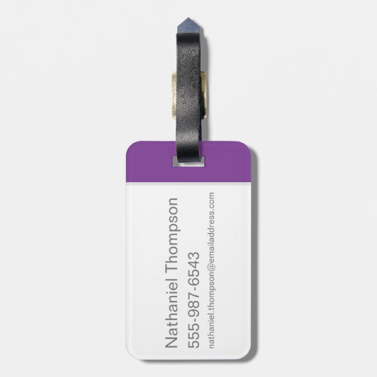 Scooby-Doo "Das Leben ist süß" Gepäckanhänger (Rückseite vertikal)