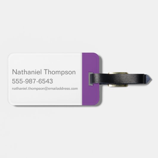 Scooby-Doo "Das Leben ist süß" Gepäckanhänger (Rückseite horizontal)