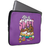 Scooby-Doo "Das Leben ist süß" Laptopschutzhülle (Vorne Rechts)