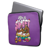 Scooby-Doo "Das Leben ist süß" Laptopschutzhülle (Vorderseite Links)