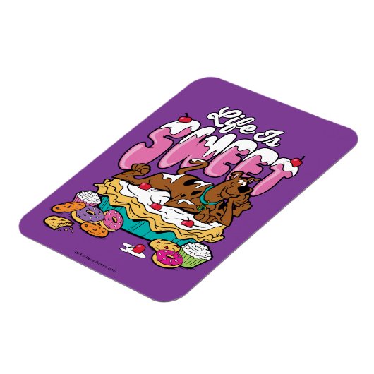 Scooby-Doo "Das Leben ist süß" Magnet (Linke Seite)