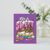 Scooby-Doo "Das Leben ist süß" Postkarte (Stehend Vorderseite)