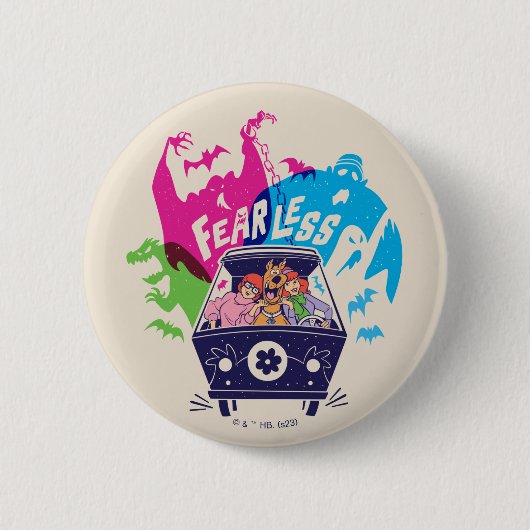 Scooby-Doo | Die Furchtlose Geheimnismaschine Button (Vorderseite)
