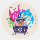 Scooby-Doo | Die Furchtlose Geheimnismaschine Runder Aufkleber (Vorderseite)