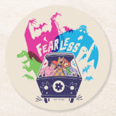 Scooby-Doo | Die Furchtlose Geheimnismaschine Runder Pappuntersetzer (Vorderseite)