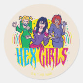 Scooby-Doo | Die Hex Girls Runder Aufkleber (Vorderseite)