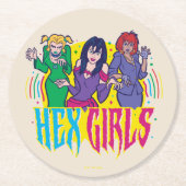Scooby-Doo | Die Hex Girls Runder Pappuntersetzer (Vorderseite)