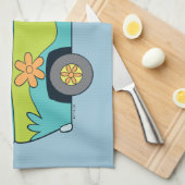 Scooby-Doo | Die Mysteriemaschine rechts Geschirrtuch (Viertel Falte)