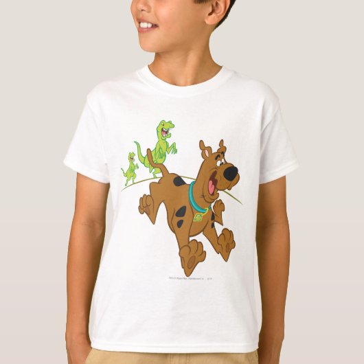 Scooby-Doo Dinosaur Escape T-Shirt (Vorderseite)