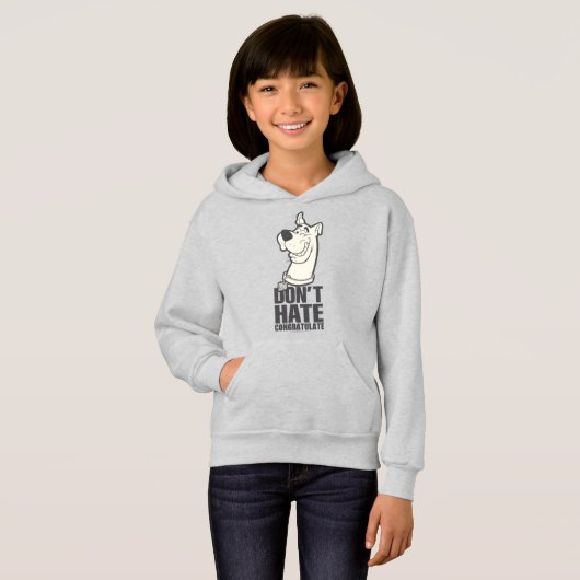 Scooby-Doo "Don't Hate, Congratuliere" Grafik Hoodie (Vorne ganz)