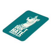 Scooby-Doo "Don't Hate, Congratuliere" Grafik Magnet (Linke Seite)