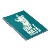 Scooby-Doo "Don't Hate, Congratuliere" Grafik Notizblock (Rechte Seite)