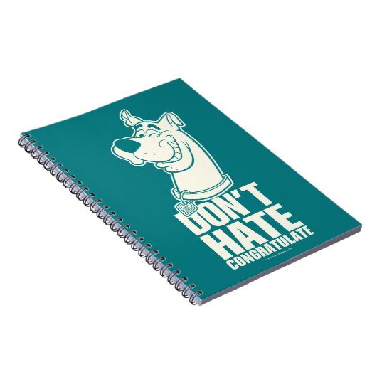 Scooby-Doo "Don't Hate, Congratuliere" Grafik Notizblock (Rechte Seite)
